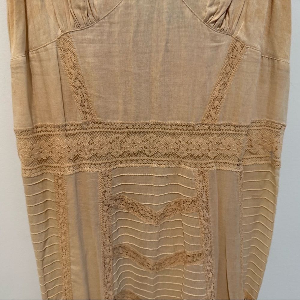 Topshop Beige Lace Maxi Dress - Picture 4 of 8